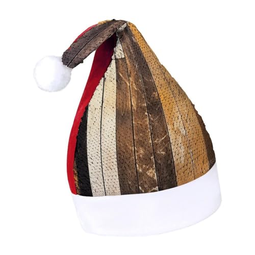 JKLQWH Weihnachtsmütze mit Pailletten, rustikaler Holz-Weihnachtsmütze, lustige Weihnachtsmütze, Weihnachtsgeschenke für Damen und Herren, Anzug für Familie, Weihnachten, Silvester, Festival, Party, JKLQWH Weihnachtsmütze mit Pailletten, rustikaler Holz-Weihnachtsmütze, lustige Weihnachtsmütze, Weihnachtsgeschenke für Damen und Herren, Anzug für Familie, Weihnachten, Silvester, Festival, Party, von JKLQWH