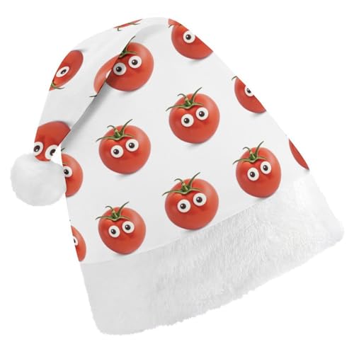 Weihnachtsmütze, Weihnachtsmütze, Partyhut mit Aufschrift "I Love You from My Head", Tomaten, Weihnachtsmannmütze für Erwachsene, Uni, klassische Weihnachtsmannmütze, extra dick, Weihnachtsmütze, Weihnachtsmütze, Weihnachtsmütze, Partyhut mit Aufschrift "I Love You from My Head", Tomaten, Weihnachtsmannmütze für Erwachsene, Uni, klassische Weihnachtsmannmütze, extra dick, Weihnachtsmütze, von JKLQWH