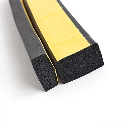 JKODE 1 Stück Schwammgummistreifen, EVA-Klebeband – wasserdichte Dichtungsschaumdichtung for Fenster/Türen – Längen von 2/5/10 m(2m X 25mm X 10mm) von JKODE