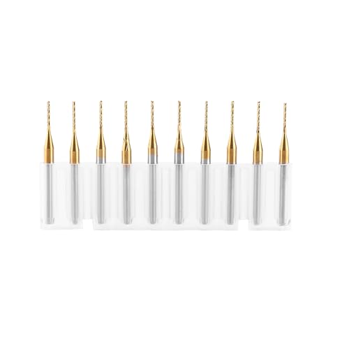 10 Stcs 1mm Wolfram -Carbid -Endmühlenbits, Titan -beschichtete CNC -Router -Bits zum Mahlen von Rillenkanten von Rillen, Gravurschneider für Kunststoffkupfer -Leiterplatten aus 10 Stcs 1mm Wolfram -Carbid -Endmühlenbits, Titan -beschichtete CNC -Router -Bits zum Mahlen von Rillenkanten von Rillen, Gravurschneider für Kunststoffkupfer -Leiterplatten aus von JKOKPMG