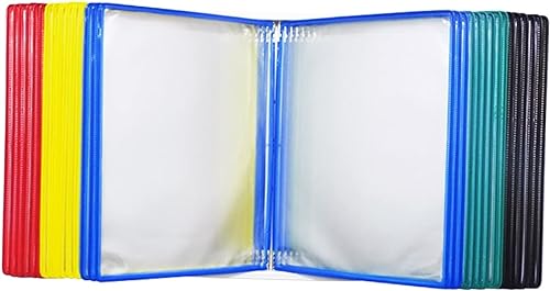 JKSVTF A4-Aktenordner, Poster-Klappbuch, Präsentationsregal, 30 Dokumententaschen, A4-Dokumentenhalter, Ständer, Wand- oder Desktop-Referenzsystem (G) von JKSVTF