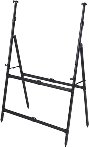 JKSVTF Faltbare, trocken abwischbare Tafel, Metallständer, große Whiteboard, Kreidetafel, Staffelei, höhenverstellbar, passend für Whiteboards, Länge 120–300 cm, Schwarz JKSVTF Faltbare, trocken abwischbare Tafel, Metallständer, große Whiteboard, Kreidetafel, Staffelei, höhenverstellbar, passend für Whiteboards, Länge 120–300 cm, Schwarz von JKSVTF