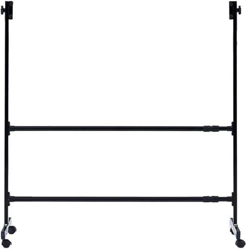 JKSVTF Mobiler Whiteboard-Ständer, groß, trocken abwischbar, tragbar, rollende Metall-Staffelei für Büro, Klassenzimmer, Zuhause, Schwarz, nur Ständer JKSVTF Mobiler Whiteboard-Ständer, groß, trocken abwischbar, tragbar, rollende Metall-Staffelei für Büro, Klassenzimmer, Zuhause, Schwarz, nur Ständer von JKSVTF