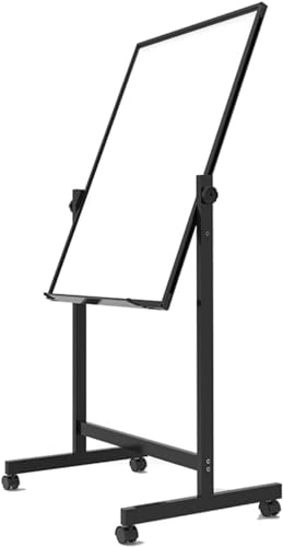 JKSVTF Whiteboard, magnetisch, doppelseitig, 360° wendbar, trocken abwischbar, stehend, Staffelei, Rollbrett, Whiteboard, für Zuhause, Büro, Klassenzimmer, 60 x 90 cm JKSVTF Whiteboard, magnetisch, doppelseitig, 360° wendbar, trocken abwischbar, stehend, Staffelei, Rollbrett, Whiteboard, für Zuhause, Büro, Klassenzimmer, 60 x 90 cm von JKSVTF