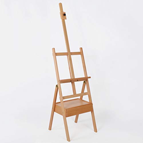 Staffelei für Malerei, Künstler, Ausstellung, Zeichenbrett, Kunststaffelei, Malerei, verstellbares Ölgemäldegestell mit Eukalyptus und Schublade, Gewicht 6,3 kg, Staffelei, braune Staffelei Staffelei für Malerei, Künstler, Ausstellung, Zeichenbrett, Kunststaffelei, Malerei, verstellbares Ölgemäldegestell mit Eukalyptus und Schublade, Gewicht 6,3 kg, Staffelei, braune Staffelei von JKSVTF