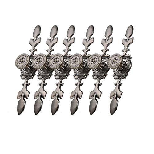 Möbelknöpfe mit Einzelloch, 6 Stück, Griffe aus Zinklegierung, Türgriff, Schubladengriff, Küche, Schlafzimmer, Möbelgriff, Schrankschublade, Möbelknopf, mehrfarbig, optional mit Schrauben (Kupfer, 1 von JLBopqaz