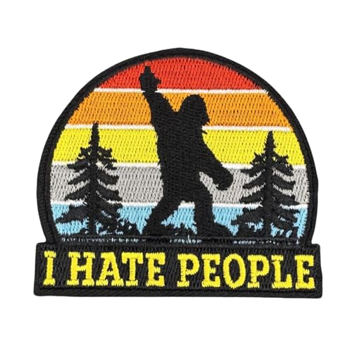 JLEivvi Bigfoot Moral Aufnäher zum Aufnähen für Kleidung, Kleid, Hut, Jeans, Rucksäcke, Jacken, DIY-Zubehör, Reparatur, 1 Stück JLEivvi Bigfoot Moral Aufnäher zum Aufnähen für Kleidung, Kleid, Hut, Jeans, Rucksäcke, Jacken, DIY-Zubehör, Reparatur, 1 Stück von JLEivvi