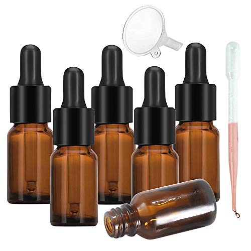 YLX 12 Stück 10ml Pipettenflasche, Glasflasche mit Pipette, Braunglasflasche mit Pipette, Fläschchen mit Pipette für Essential Öle, Parfümöle, Aromatherapie,Flüssige Farbstoffe YLX 12 Stück 10ml Pipettenflasche, Glasflasche mit Pipette, Braunglasflasche mit Pipette, Fläschchen mit Pipette für Essential Öle, Parfümöle, Aromatherapie,Flüssige Farbstoffe von JLNGTHONG