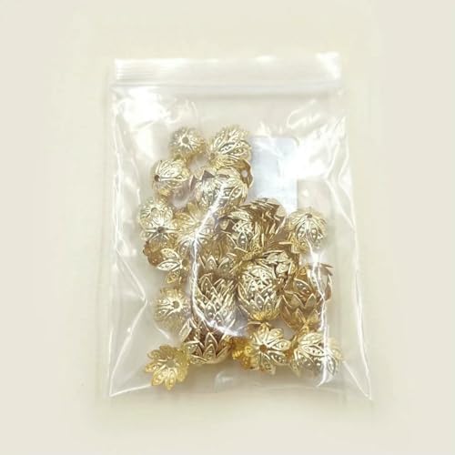 10 mm, 100 Stück, goldene/silbrige Metall-Hohlblumen-Perlenkappen, DIY für Perlen, Schmuckherstellung, golden, 10 mm, 100 Stück 10 mm, 100 Stück, goldene/silbrige Metall-Hohlblumen-Perlenkappen, DIY für Perlen, Schmuckherstellung, golden, 10 mm, 100 Stück von JMGDJ