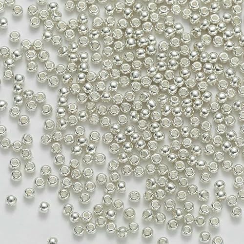 1350 Stück 11/0 wasserdichte Glasperlen in Metallic-Farben, Boho-Stil, Nadelarbeit, 15 Gramm/Beutel, 2,0 mm, Glasperlen-FTH558-2,0 mm von JMGDJ