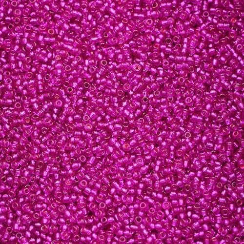 2/3/4,0 mm Glasperlen, japanische 11/0, wasserdichte Glas-Abstandshalter, lose Perlen für die Schmuckherstellung, DIY-Armbandnähen, 18 g/Los, Rose, 2 mm, 18 g, ca. 1500 Stück 2/3/4,0 mm Glasperlen, japanische 11/0, wasserdichte Glas-Abstandshalter, lose Perlen für die Schmuckherstellung, DIY-Armbandnähen, 18 g/Los, Rose, 2 mm, 18 g, ca. 1500 Stück von JMGDJ