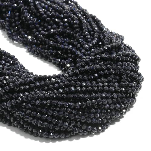 2 3 4,0 mm facettierte winzige Perlen, natürlicher Aquamarin, Lapislazuli, Turmalin, Amethyst, Steinperlen zur Schmuckherstellung, DIY-Zubehör, blauer Sandstein, 4,0 mm, ca. 91 Stück 2 3 4,0 mm facettierte winzige Perlen, natürlicher Aquamarin, Lapislazuli, Turmalin, Amethyst, Steinperlen zur Schmuckherstellung, DIY-Zubehör, blauer Sandstein, 4,0 mm, ca. 91 Stück von JMGDJ