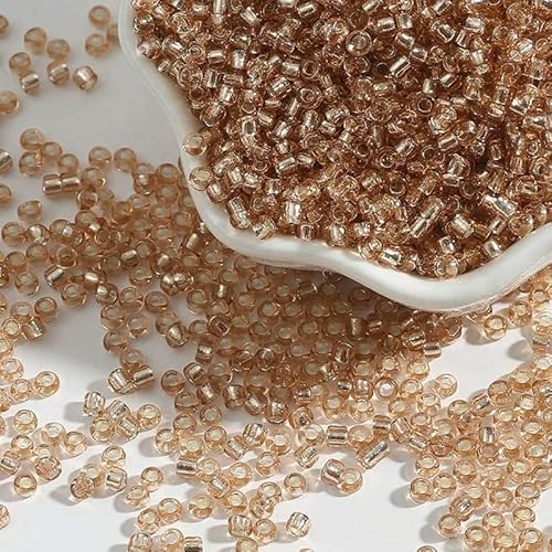 2 3 4,0 mm kleine Glasperlen zur Schmuckherstellung, DIY-Armband, Halskette, Rocailles, lose Glasperlen, Großhandel, xm08, 4,0 mm, 150 Stück 2 3 4,0 mm kleine Glasperlen zur Schmuckherstellung, DIY-Armband, Halskette, Rocailles, lose Glasperlen, Großhandel, xm08, 4,0 mm, 150 Stück von JMGDJ