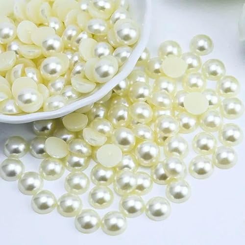 20–1000 Stück, halbe flache Rückseite, Kunstperlen, weiß/beige, runde, lose Perlen für DIY, Basteln, Schmuck, Scrapbooking, 2/4/8–16 mm, beige, 2 mm, 1000 Stück 20–1000 Stück, halbe flache Rückseite, Kunstperlen, weiß/beige, runde, lose Perlen für DIY, Basteln, Schmuck, Scrapbooking, 2/4/8–16 mm, beige, 2 mm, 1000 Stück von JMGDJ