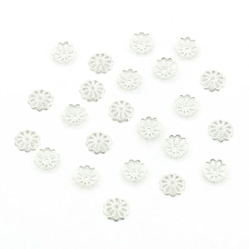 200 Stück/Los 6 mm Hohlblume Edelstahl Metall Filigran Lose Abstandshalter Perlenkappen für DIY Schmuckzubehör Herstellung von Zubehör-K9-9mm200pcs 200 Stück/Los 6 mm Hohlblume Edelstahl Metall Filigran Lose Abstandshalter Perlenkappen für DIY Schmuckzubehör Herstellung von Zubehör-K9-9mm200pcs von JMGDJ