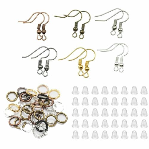 210–400 Stück/Box, Schmuckherstellungs-Kits, Karabinerverschluss, offene Biegeringe, End-Crimps, Perlenbox, handgefertigte DIY-Armband-Halsketten-Befunde, gemischt von JMGDJ