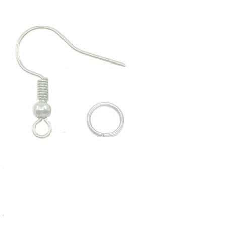 210–400 Stück/Box Schmuckherstellungs-Kits mit Karabinerverschluss, offene Biegeringe, End-Crimps, Perlenbox, handgefertigte DIY-Armband-Halsketten-Befunde, Silber von JMGDJ