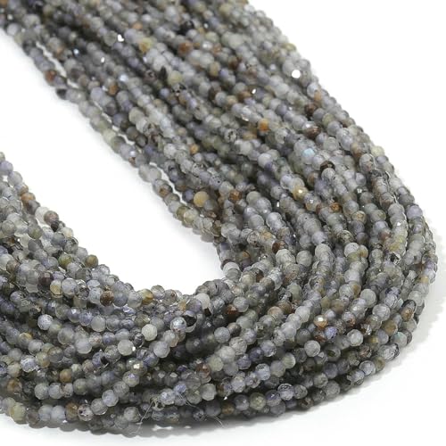 3 4,0 mm facettierte winzige Perlen, natürlicher Aquamarin, Lapislazuli, Turmalin, Amethyst, Steinperlen zur Schmuckherstellung, DIY-Zubehör, Cordierit, 4,0 mm, ca. 91 Stück 3 4,0 mm facettierte winzige Perlen, natürlicher Aquamarin, Lapislazuli, Turmalin, Amethyst, Steinperlen zur Schmuckherstellung, DIY-Zubehör, Cordierit, 4,0 mm, ca. 91 Stück von JMGDJ