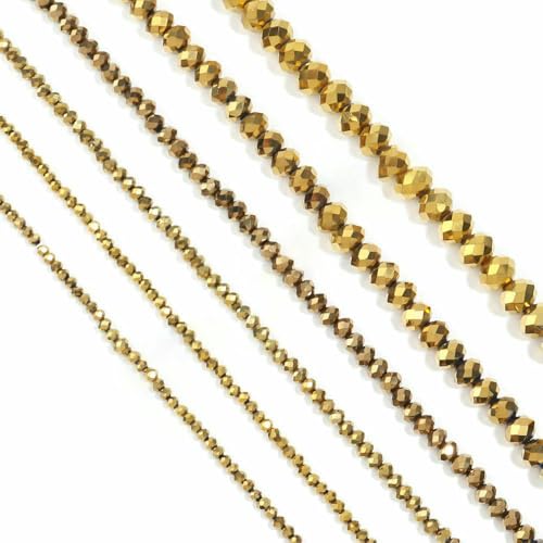 3 4 6 8 10 mm österreichische facettierte Kristallperlen, mehrfarbig, lose Abstandshalter, flache runde Glasperlen, Armband, DIY zur Schmuckherstellung, Gold 5670, 10 mm x 8 m 3 4 6 8 10 mm österreichische facettierte Kristallperlen, mehrfarbig, lose Abstandshalter, flache runde Glasperlen, Armband, DIY zur Schmuckherstellung, Gold 5670, 10 mm x 8 m von JMGDJ