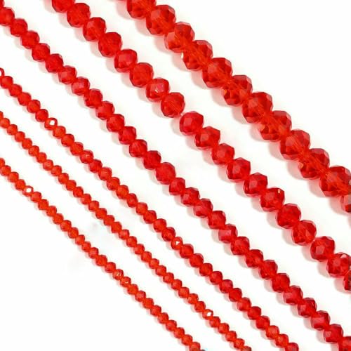 3 4 6 8 10 mm österreichische facettierte Kristallperlen, mehrfarbig, lose Abstandshalter, flache runde Glasperlen, Armband, DIY zur Schmuckherstellung, Rot, transparent, 76– 3 4 6 8 10 mm österreichische facettierte Kristallperlen, mehrfarbig, lose Abstandshalter, flache runde Glasperlen, Armband, DIY zur Schmuckherstellung, Rot, transparent, 76– von JMGDJ