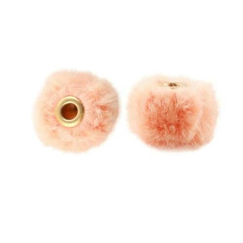 30/50 Stück 20 mm Plüschpelz-Kugelperlen zur Schmuckherstellung, gerades Loch, Charms für Schmuck, DIY-Halskettenanhänger, hellorange, 30 Stück 30/50 Stück 20 mm Plüschpelz-Kugelperlen zur Schmuckherstellung, gerades Loch, Charms für Schmuck, DIY-Halskettenanhänger, hellorange, 30 Stück von JMGDJ