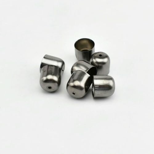 30–50 Stück/Los 4–12 mm Endspitze Quaste Kappe DIY Finden Ohrringe Armband Fußkettchen Zubehör Crimp End Perlen für Schmuckherstellung-Gun Black-5x6mm 50 Stück 30–50 Stück/Los 4–12 mm Endspitze Quaste Kappe DIY Finden Ohrringe Armband Fußkettchen Zubehör Crimp End Perlen für Schmuckherstellung-Gun Black-5x6mm 50 Stück von JMGDJ