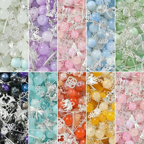 30–50 g/Los gemischte Glasperlen, Metallanhänger, Abstandsperlen, Schmuckzubehör für DIY-Armbänder, Halsketten, Fußkettchen, Schmuckherstellung, gemischt, Silber, 50 Gramm 30–50 g/Los gemischte Glasperlen, Metallanhänger, Abstandsperlen, Schmuckzubehör für DIY-Armbänder, Halsketten, Fußkettchen, Schmuckherstellung, gemischt, Silber, 50 Gramm von JMGDJ