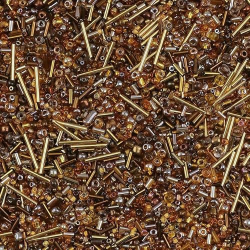 30 g/Los Rocailles-Glasperlen in gemischter Größe, rund, weiß/blau, Abstandshalter, lose Perlen für Schmuck, Armbänder, DIY-Halskettenzubehör, Braun 30 g/Los Rocailles-Glasperlen in gemischter Größe, rund, weiß/blau, Abstandshalter, lose Perlen für Schmuck, Armbänder, DIY-Halskettenzubehör, Braun von JMGDJ