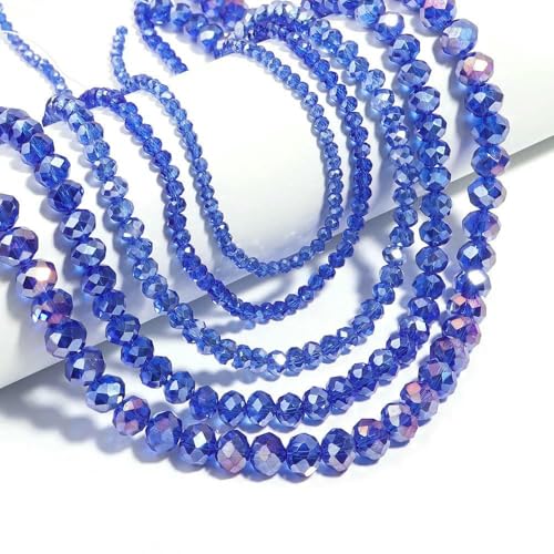 4 6 8 10 mm österreichische facettierte Kristallperlen, mehrfarbig, lose Abstandshalter, flache runde Glasperlen, Armband, DIY zur Schmuckherstellung, Blau AB5701, 10 mm x 8 m 4 6 8 10 mm österreichische facettierte Kristallperlen, mehrfarbig, lose Abstandshalter, flache runde Glasperlen, Armband, DIY zur Schmuckherstellung, Blau AB5701, 10 mm x 8 m von JMGDJ