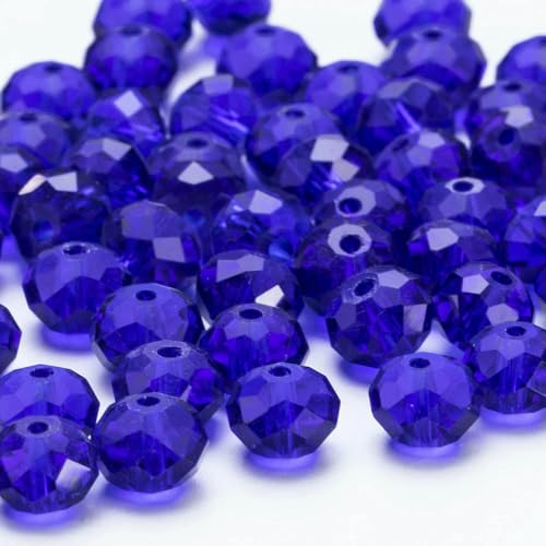 4 6 8 10 mm tschechische lose Rondell-Kristallperlen zur Schmuckherstellung, DIY-Handarbeiten, AB-Farben, Spacer, facettierte Glasperlen, Großhandels-BZ1200-06-10 mm-65 Stück von JMGDJ
