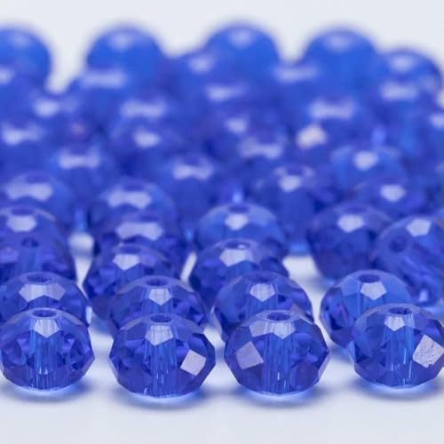 4 6 8 10 mm tschechische lose Rondell-Kristallperlen zur Schmuckherstellung, DIY-Handarbeiten, AB-Farben, Spacer, facettierte Glasperlen, Großhandels-BZ1200-07-10 mm-65 Stück von JMGDJ