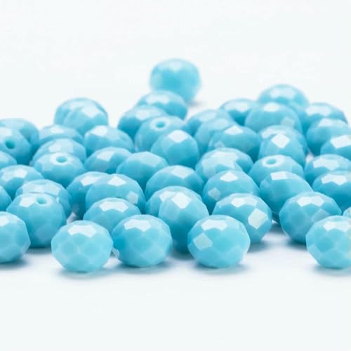 4 6 8 10 mm tschechische lose Rondell-Kristallperlen zur Schmuckherstellung, DIY-Handarbeiten, AB-Farben, Spacer, facettierte Glasperlen, Großhandels-BZ1200-27-6 mm-90 Stück von JMGDJ