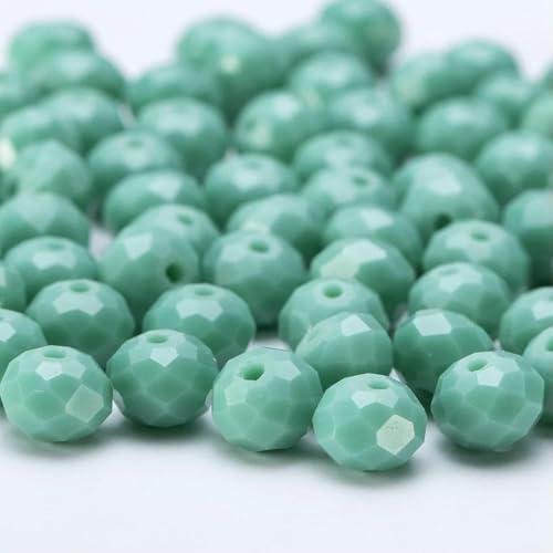 4 6 8 10 mm tschechische lose Rondell-Kristallperlen zur Schmuckherstellung, DIY-Handarbeiten, AB-Farben, Spacer, facettierte Glasperlen, Großhandels-BZ1200-31-4 mm-120 Stück von JMGDJ