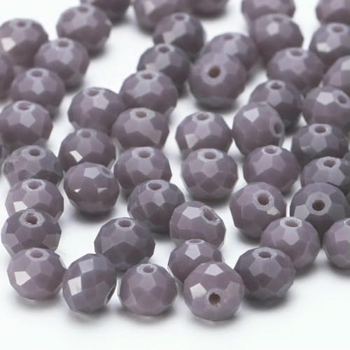 4 6 8 10 mm tschechische lose Rondell-Kristallperlen zur Schmuckherstellung, DIY-Handarbeiten, AB-Farben, Spacer, facettierte Glasperlen, Großhandels-BZ1200-39-10 mm-65 Stück von JMGDJ