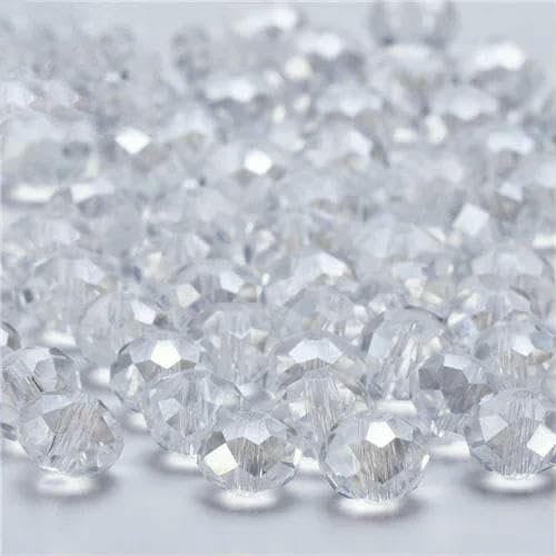 4 6 8 mm tschechische Rondell-Kristallperlen, AB-Farbe, facettierte Glasperlen, lose Abstandsperlen für die Schmuckherstellung, DIY-Armband, Halskette, Z303AB, transparent, 8 4 6 8 mm tschechische Rondell-Kristallperlen, AB-Farbe, facettierte Glasperlen, lose Abstandsperlen für die Schmuckherstellung, DIY-Armband, Halskette, Z303AB, transparent, 8 von JMGDJ