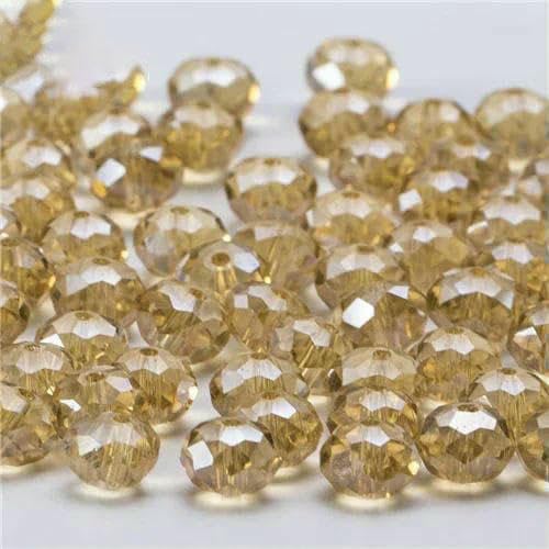 4 6 8 mm tschechische Rondell-Kristallperlen, AB-Farbe, facettierte Glasperlen, lose Abstandsperlen für die Schmuckherstellung, DIY-Armband, Halskette, Z315AB, Champagner, 6 m 4 6 8 mm tschechische Rondell-Kristallperlen, AB-Farbe, facettierte Glasperlen, lose Abstandsperlen für die Schmuckherstellung, DIY-Armband, Halskette, Z315AB, Champagner, 6 m von JMGDJ