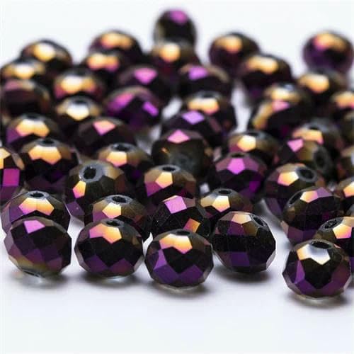 4 6 8 mm tschechische Rondell-Kristallperlen, AB-Farbe, facettierte Glasperlen, lose Abstandsperlen für die Schmuckherstellung, DIY-Armband, Halskette, Z323AB, 4,0 mm, 120 Stü 4 6 8 mm tschechische Rondell-Kristallperlen, AB-Farbe, facettierte Glasperlen, lose Abstandsperlen für die Schmuckherstellung, DIY-Armband, Halskette, Z323AB, 4,0 mm, 120 Stü von JMGDJ