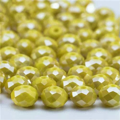 4 6 8 mm tschechische Rondell-Kristallperlen, AB-Farbe, facettierte Glasperlen, lose Abstandsperlen für die Schmuckherstellung, DIY-Armband, Halskette, Z336AB, 4,0 mm, 120 Stü 4 6 8 mm tschechische Rondell-Kristallperlen, AB-Farbe, facettierte Glasperlen, lose Abstandsperlen für die Schmuckherstellung, DIY-Armband, Halskette, Z336AB, 4,0 mm, 120 Stü von JMGDJ