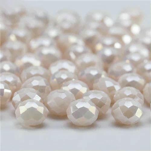 4 6 8 mm tschechische Rondell-Kristallperlen, AB-Farbe, facettierte Glasperlen, lose Abstandsperlen für die Schmuckherstellung, DIY-Armband, Halskette, Z343AB, 6 mm, 90 Stück 4 6 8 mm tschechische Rondell-Kristallperlen, AB-Farbe, facettierte Glasperlen, lose Abstandsperlen für die Schmuckherstellung, DIY-Armband, Halskette, Z343AB, 6 mm, 90 Stück von JMGDJ