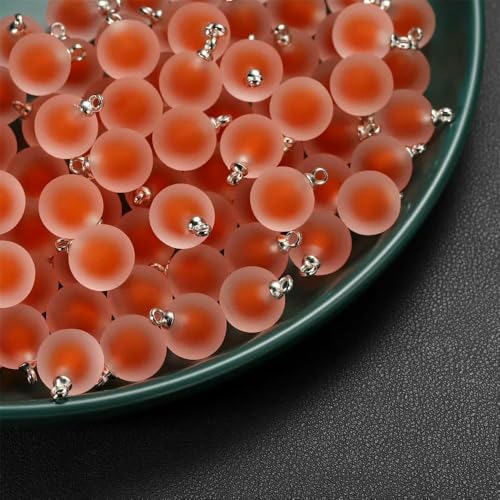 5/10 Stück, mehrere Farben, Herzperlen, beschichtetes Glas, Epoxidharz, lose Abstandsperlen für Schmuckherstellung, DIY-Bastelarbeiten, Ohrring-Accessoire-Stil, 16–19 x 21 cm, 5 Stück von JMGDJ