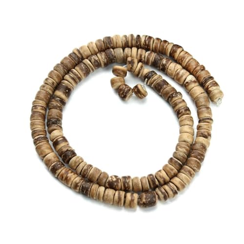 5 mm, 8 mm, 10 mm, runde Abstandsperlen aus Naturholz, Gebetsperlen aus Holz für DIY-Halsketten, Armbänder, Schmuckherstellung, Zubehör – Hellbraun – 5 mm, ca. 330 Stück von JMGDJ