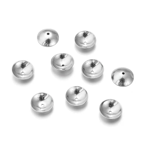 50–200 Stück/Los Runde Perlenkappen aus Edelstahl, 3/4/5/6/8 mm, lose Abstandsperlenkappen, Perlenbodenschale zur Schmuckherstellung von Armbändern, ST 8 mm, 200 Stück 50–200 Stück/Los Runde Perlenkappen aus Edelstahl, 3/4/5/6/8 mm, lose Abstandsperlenkappen, Perlenbodenschale zur Schmuckherstellung von Armbändern, ST 8 mm, 200 Stück von JMGDJ