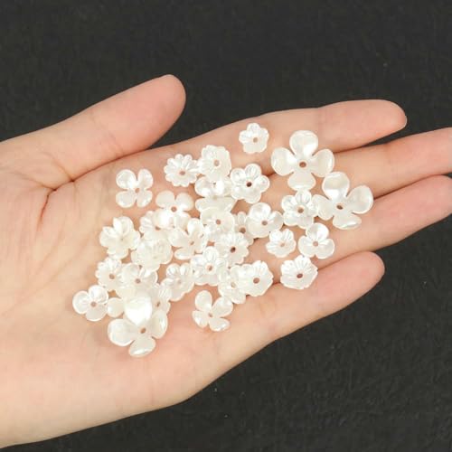 50 Stück 100 Stück ABS-Blumen, Kunstperlenmaterial, lose Perlenkappen für DIY-Armbänder, Halsketten, Schmuckherstellung, Zubehör, Mix, 50 Stück 50 Stück 100 Stück ABS-Blumen, Kunstperlenmaterial, lose Perlenkappen für DIY-Armbänder, Halsketten, Schmuckherstellung, Zubehör, Mix, 50 Stück von JMGDJ