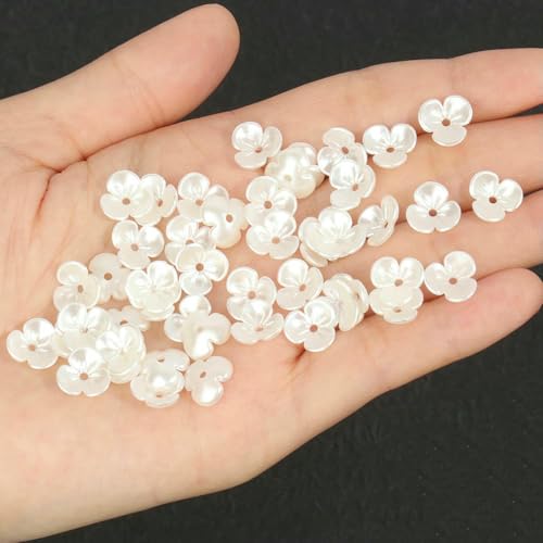 50 Stück 100 Stück ABS-Blumen, Kunstperlenmaterial, lose Perlenkappen für DIY-Armbänder, Halsketten, Schmuckherstellung, Zubehör, Stil 9–100 Stück 50 Stück 100 Stück ABS-Blumen, Kunstperlenmaterial, lose Perlenkappen für DIY-Armbänder, Halsketten, Schmuckherstellung, Zubehör, Stil 9–100 Stück von JMGDJ