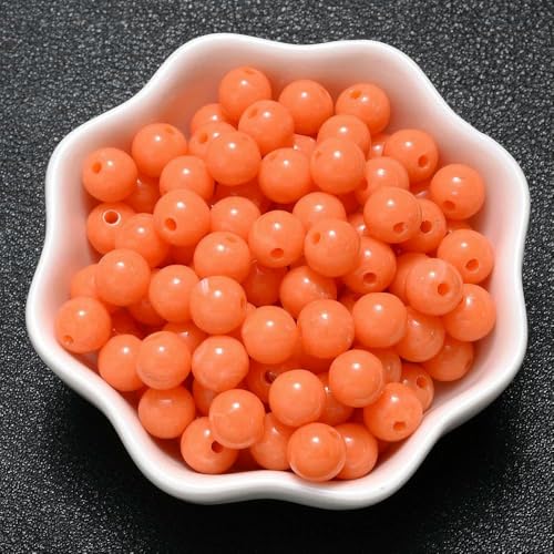 6–18 mm Farbverlauf-Acrylperlen, rund, Katzenauge, lose Abstandsperlen für die Schmuckherstellung, DIY, handgefertigtes Armband, Halskettenzubehör, 22–12 mm (30 Stück) von JMGDJ