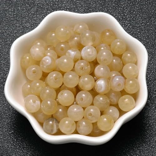 6–18 mm Farbverlauf-Acrylperlen, rund, Katzenauge, lose Abstandsperlen für die Schmuckherstellung, DIY, handgefertigtes Armband, Halskettenzubehör, 25–6 mm (100 Stück) von JMGDJ