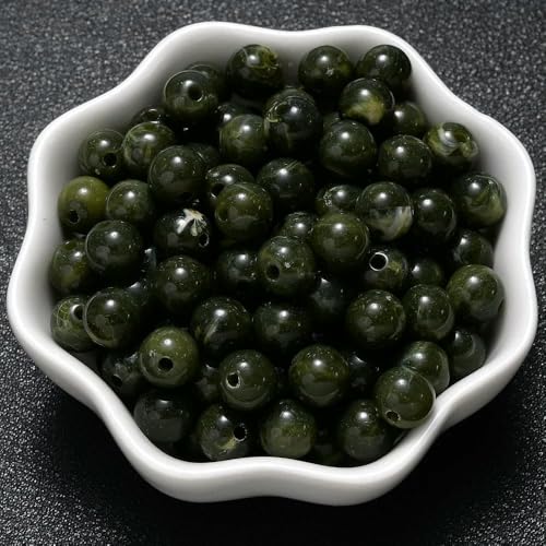 6–18 mm Farbverlauf-Acrylperlen, rund, Katzenauge, lose Abstandsperlen für die Schmuckherstellung, DIY, handgefertigtes Armband, Halskettenzubehör, 7–14,0 mm (20 Stück) von JMGDJ