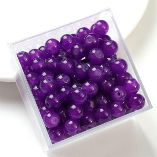 6 mm 8 mm runde, undurchsichtige Glasperlen, lose Abstandshalter, Schmuckherstellung, Armband, Halskette, Ohrringe, Basteln, Großpackung, 50 Stück, PR-10 mm, 50 Stück 6 mm 8 mm runde, undurchsichtige Glasperlen, lose Abstandshalter, Schmuckherstellung, Armband, Halskette, Ohrringe, Basteln, Großpackung, 50 Stück, PR-10 mm, 50 Stück von JMGDJ
