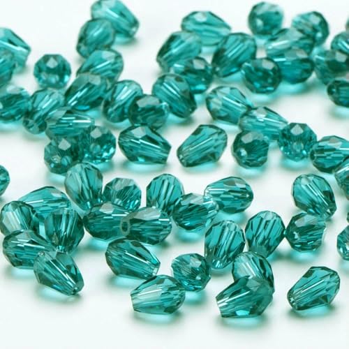 6 x 8 mm Österreichische facettierte Tropfen-Glasperlen, AB-Farbe, Wassertropfen-Kristall, lose Abstandsperlen für die Schmuckherstellung, DIY-Armband-ZKSD001-023-6 x 8 mm, 65–70 Stück 6 x 8 mm Österreichische facettierte Tropfen-Glasperlen, AB-Farbe, Wassertropfen-Kristall, lose Abstandsperlen für die Schmuckherstellung, DIY-Armband-ZKSD001-023-6 x 8 mm, 65–70 Stück von JMGDJ