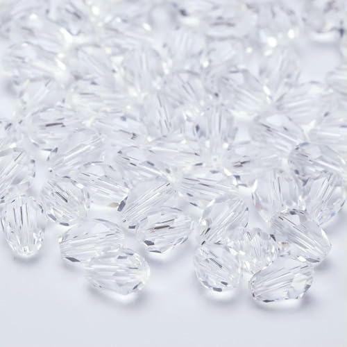 6 x 8 mm Österreichische facettierte Tropfen-Glasperlen, AB-Farbe, Wassertropfen-Kristall, lose Abstandsperlen für die Schmuckherstellung, DIY-Armband-ZKSD001-043-6 x 8 mm, 65–70 Stück 6 x 8 mm Österreichische facettierte Tropfen-Glasperlen, AB-Farbe, Wassertropfen-Kristall, lose Abstandsperlen für die Schmuckherstellung, DIY-Armband-ZKSD001-043-6 x 8 mm, 65–70 Stück von JMGDJ
